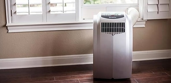 Portable AC Attached with Window