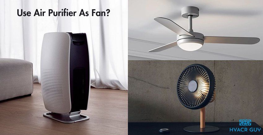 Air Purifier + Ceiling Fans + Desk Fan